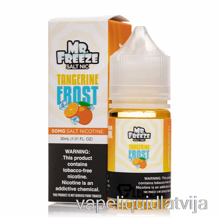 Mandarīnu Frost - Mr Freeze Salts - 30ml 35mg Vape šķidrums